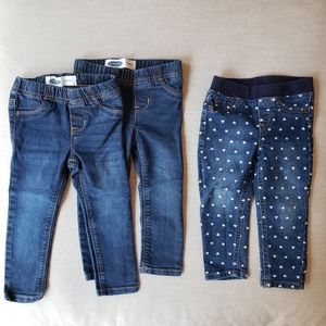 NWOT Old Navy Girls Jegging Jeans Bundle 3-pack